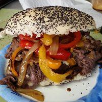 Smoked roast beef sandwich