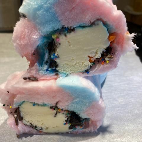 Cotton Candy Burrito it's decadent 